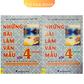 Sách - Những bài làm văn mẫu lớp 4 (Kết nối tri thức với cuộc sống)