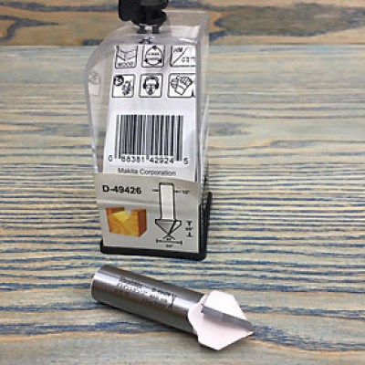 Mũi phay tạo rãnh nhọn Makita (cốt 1/2")