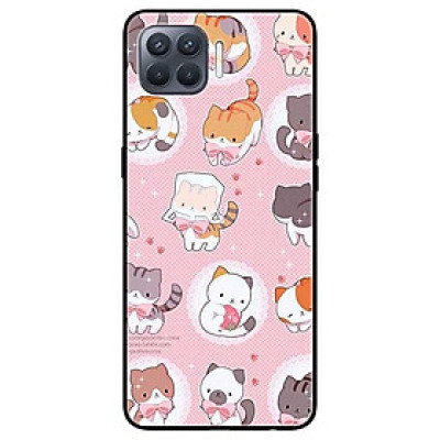 Ốp lưng dành cho Oppo A53 - A93 / F17 Pro - A31 - A8 2019 mẫu Họa Tiết Mèo Nơ