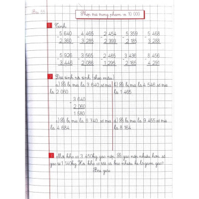 Sách - Vở ô li bài tập toán 3 - Quyển 2 - Kết nối tri thức với cuộc sống (HA-MK)