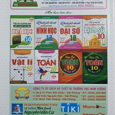Kĩ Thuật giải Nhanh bài Toán hay Và Khó Hóa Học Lớp 10 ( Bồi Dưỡng HS Giỏi, Chuyên hóa - Dùng chung các Bộ SGK)