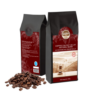 Cà phê Arabica cầu đất , Đà Lạt- 100% cà phê nguyên chất dạng hạt 500 g