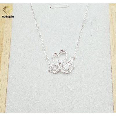 Dây chuyền bạc Ý 925 Huệ Ngân - Đôi Thiên Nga PP1320