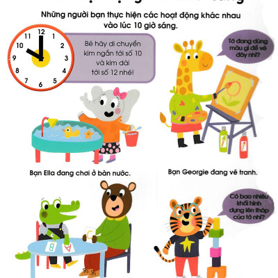 Cuốn Sách Đầu Tiên Của Bé - Chiếc Đồng Hồ (Dành Cho Bé Từ 3-5 Tuổi)