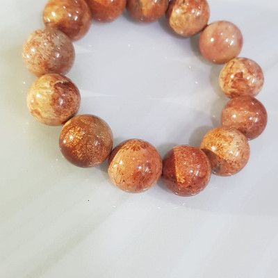 Vòng Tay Nam San Hô Hóa Thạch Mới size vòng 16mm 13 hạt đúng cung sanh tốt Màu Đỏ Hoa Đẹp Sang đỏ dãy núi tự nhiên Vòng hàng hiếm bóng nam đeo đẹp may mắn sang tay lắm ạ