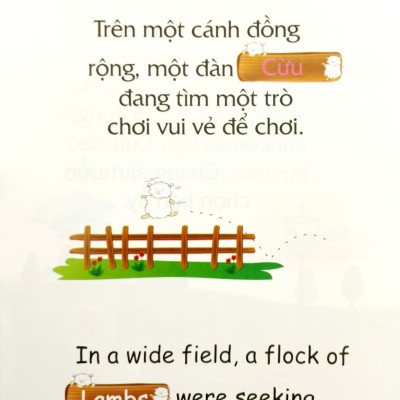 Sách Truyện Tranh Song Ngữ Việt Anh Cho Bé - Để Trở Lên Cao Lớn