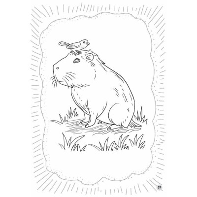 Sách - Bé Tô Màu Capybara - Bộ Trưởng Bộ Ngoại Giao - Cuộc Sống Muôn Màu - Tặng Kèm Sticker - Việt Thư