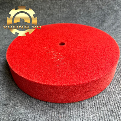 Bánh nỉ đỏ đánh bóng-nỉ đỏ đánh bóng inox kích thước 300x50x16mm #240 (Gía đã bao gồm VAT)