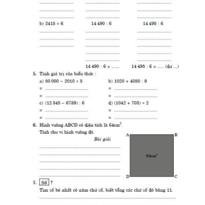 Sách - Bài tập chọn lọc toán 4 hai buổi trong ngày - tập 1 (dùng chung cho các bộ sgk hiện hành)