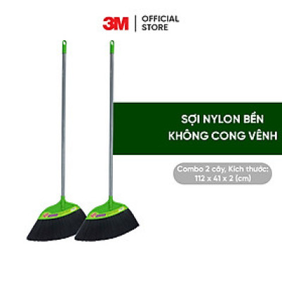 Chổi quét nhà Scotch-Brite 3M đa năng, cao cấp với sợi nylon siêu bền, không cong vênh