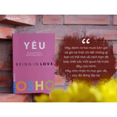 Sách Yêu Being In Love OSHO