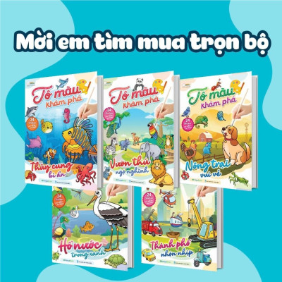 Sách - Tô Màu Khám Phá - Thủy Cung Bí Ẩn - Megabook