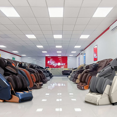 Ghế Massage ELIP O3 - Công nghệ mát xa 5E, Matxa không trọng lực, Con lăn silicon êm ái, Da ghế bền bỉ