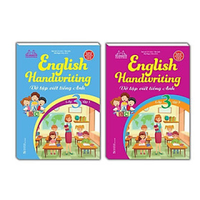 Sách - Vở Tập Viết Tiếng Anh Lớp 3 - Combo 2 Cuốn - Minh Thắng