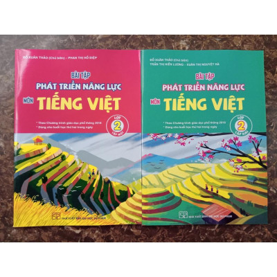 Sách - Combo Bài tập phát triển năng lực môn Tiếng Việt lớp 2