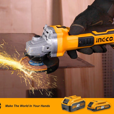 MÁY MÀI GÓC DÙNG PIN 20V 100MM INGCO CAGLI1001 - HÀNG CHÍNH HÃNG