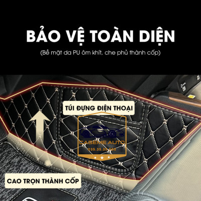 [FORD ECOSPORT] Thảm Trải Sàn, Lót Sàn Ô Tô 5D 6D Thiết Kế Theo Xe FORD ECOSPORT 2018 Chống Nước, Không Mùi - MẪU CARBON - Hàng Chính Hãng