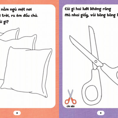 Bé Tập Tô Phát Triển Tư Duy - Câu Đố Về Đồ Vật