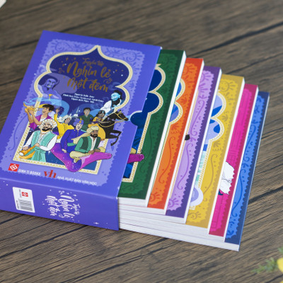 Sách - Hộp sách (6 tập): Tuyển tập Nghìn lẻ một đêm Đinh Tị Books