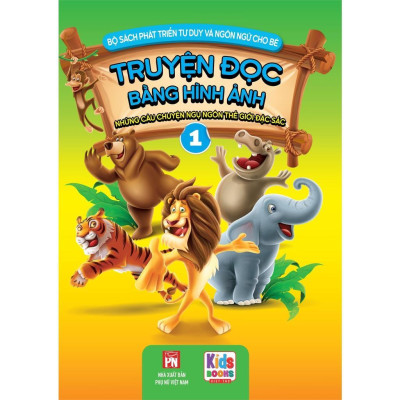 Sách - Phát Triển Tư Duy Và Ngôn Ngữ Cho Bé - Truyện Đọc Bằng Hình Ảnh - Truyện Ngụ Ngôn Đặc Sắc - Việt Thư