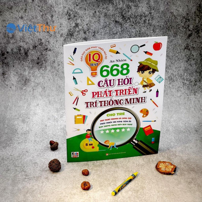 Sách - Phát Triển Trí Tuệ IO - 668 Câu Hỏi Phát Triển Trí Thông Minh Cho Trẻ - Tập 6 - Việt Thư