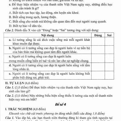Đề Kiểm Tra, Đánh Giá Giáo Dục Công Dân 9 (Dùng Kèm SGK Kết Nối Tri Thức Với Cuộc Sống) - HA