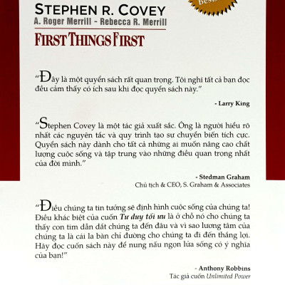 Tư Duy Tối Ưu - First Things First