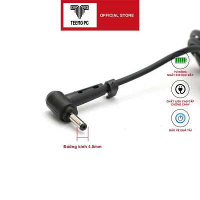 Sạc Tương Thích Cho Laptop Asus X553 Series Adapter 19V-2.37A - Hàng Nhập Khẩu New Seal TEEMO PC TEAC1396