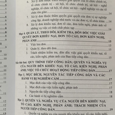 Quy Trình Xử Lý Đơn Khiếu Nại, Đơn Tố Cáo, Đơn Kiến Nghị, Phản Ánh, Tiếp Công Dân