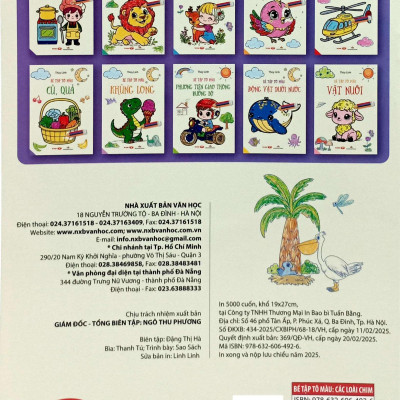 Sách - Bé Tập Tô Màu - Các Loài Chim