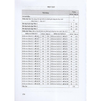 Sách - Kiểm tra, đánh giá năng lực học sinh lớp 5 môn Toán học kì 2