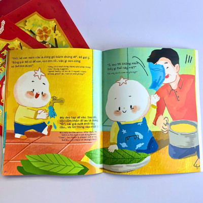 Sách - Ehon Song Ngữ - Số Đặc Biệt - Ngày Tết Vui Tưng Bừng - Happy Tet Holiday