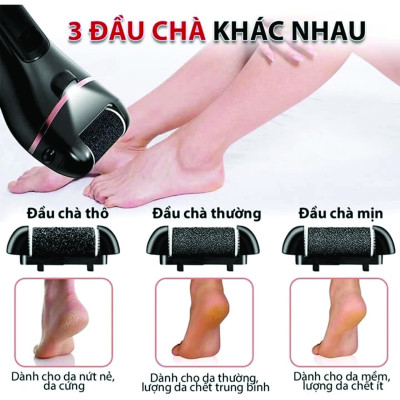 (Tặng phụ kiện 10 món đầy đủ) Máy Chà chân cầm tay phiên bản pro động cơ mạnh mẽ chà sạch dễ sử dụng Hàng Chính Hãng
