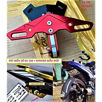 Pát Gập Biển Số Cánh Dơi Cao Cấp – Siêu Chắc Chắn, ChOng Rung Cho Ex 150