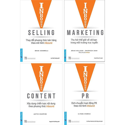 Sách - Inbound Marketing + Inbound Selling + Inbound Content + Inbound PR - Combo 4 Cuốn - First News