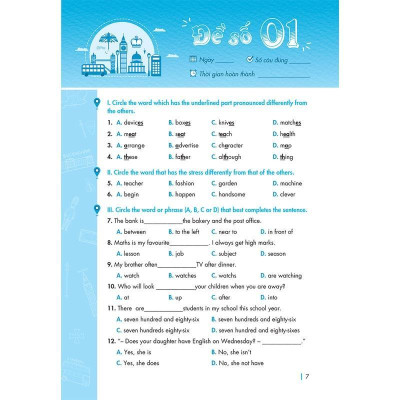 Sách - Chinh Phục Đề Thi Vào Lớp 6 Trường THCS Chất Lượng Cao - Môn Toán + Tiếng Anh - Combo 2 Cuốn - Megabook