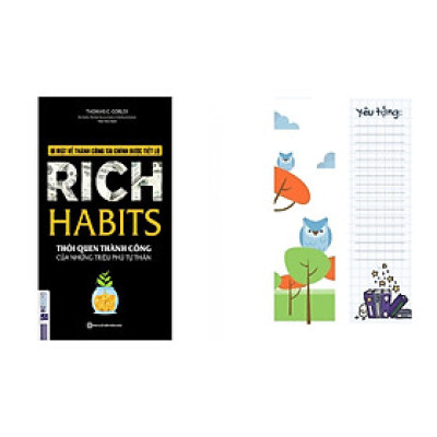 Rich Habit - Thói Quen Thành Công Của Những Triệu Phú Tự Thân (Tặng kèm Bookmark PL)