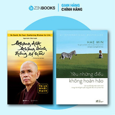 Bộ Sách Không Diệt Không Sinh Đừng Sợ Hãi + Yêu Những Điều Không Hoàn Hao