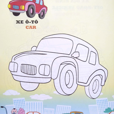 Em Tập Tô Màu - Chủ Đề: Các Loại Phương Tiện Vận Chuyển