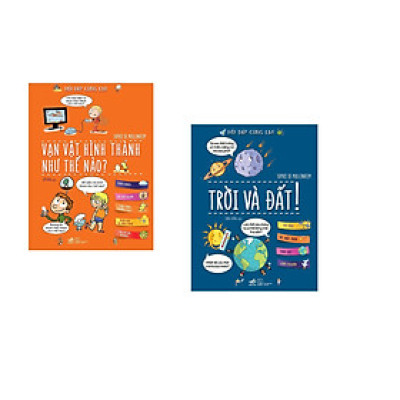 Combo 2 cuốn sách: Hỏi đáp cùng em! - Trời và đất   +  Vạn vật hình thành như thế nào?