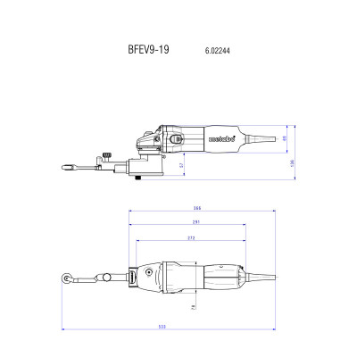 Máy Chà Nhám Đai Metabo BFE 9-20 SET