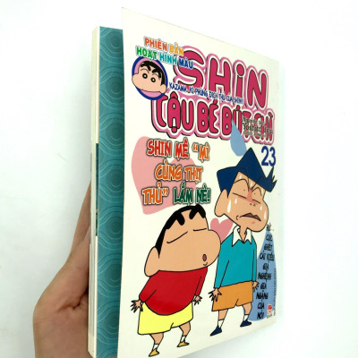 Shin Cậu Bé Bút Chì - Phiên Bản Hoạt Hình Màu: Kazama, Kì Phùng Địch Thủ Của Shin!! - Tập 23 (Tái Bản 2019)