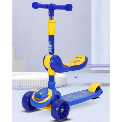 Xe trượt scooter cho bé có ghế ngồi điều chỉnh - bánh xe phát sáng