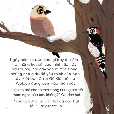 Những Bài Học Nhỏ Từ Rừng Xanh - Chú Chim Ích Kỷ Học Cách Chia Sẻ