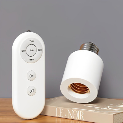 Đui Đèn Thông Minh E27 - Điều Khiển Từ Xa, Hẹn Giờ Tắt Đèn, Kèm Remote điều khiển từ xa