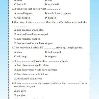 Bài Tập Trắc Nghiệm Tiếng Anh Lớp 8 Tập 2 - Có Đáp Án