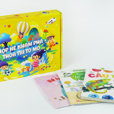 Sách - Hộp Hè Khám Phá, Thỏa Trí Tò Mò - Mở Ra Thấy Mùa Hè cho trẻ 3 - 6 tuổi - Đinh Tị Books