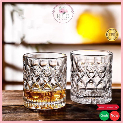 Cốc thủy tinh cao cấp Heodecor, ly thủy tinh rượu ngoại cao cấp