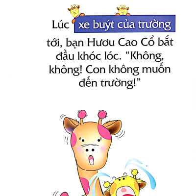 Sách Truyện Tranh Song Ngữ Việt Anh Cho Bé - Ở Trường Thật Là Vui