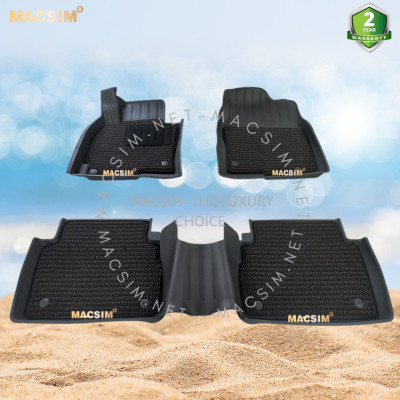 Thảm lót sàn ô tô 2 lớp cao cấp dành cho xe MAZDA CX5 2012- 2022+ nhãn hiệu Macsim 3w chất liệu TPE